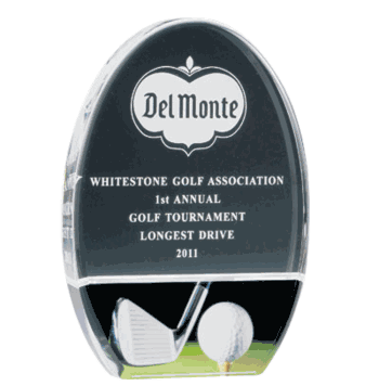 Acrylic Golf Award - Click to enlarge