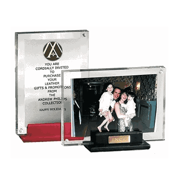 Acrylic & Leather Frames - Click to enlarge