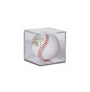 Acrylic Softball Holder / Display - 6 Pack - Click to enlarge