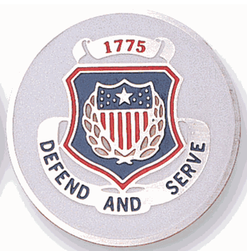 Adjutant General Corps Medal Insert (Etched, 517511) - Click to enlarge