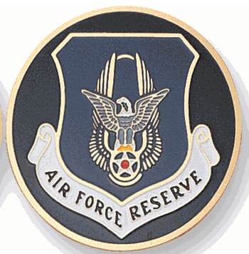 Air Force Reserve Medal Insert (Etched) - Click to enlarge