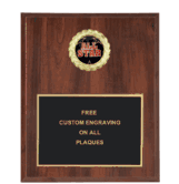 All Star Insert Plaque (Multiple Styles)