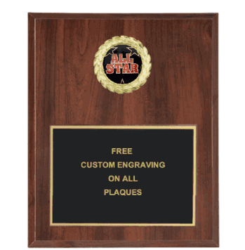 All Star Insert Plaque (Multiple Styles) - Click to enlarge