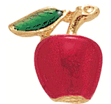 Apple Lapel Pin for Teachers