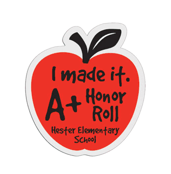 Apple Shaped Badge - Click to enlarge