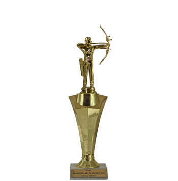 Archery Star Column Trophy - Click to enlarge
