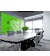 Aria Low Profile Magnetic Glass Board, 4'H x 8'W, Green - 4