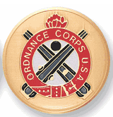 Army Ordnance Corps Medal Insert (Etched, 517523)