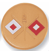 Army Signal Corps Medal Insert (Etched)