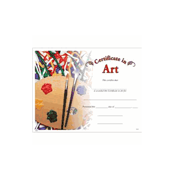 Art Certificates - Click to enlarge