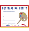 Art Award Certificate - Free Template - Click to enlarge