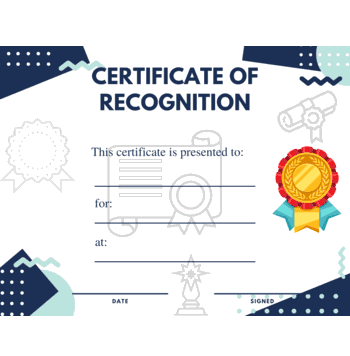 Award of Recognition - Click to enlarge