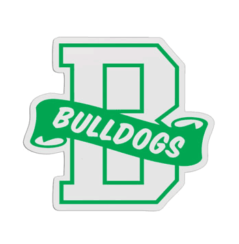 B-Shaped Mascot Badge with Choice of Back - Click to enlarge