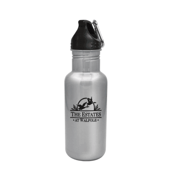 Backpack Collection Stainless Water Bottles - White - Click to enlarge