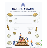 Baking Free Template