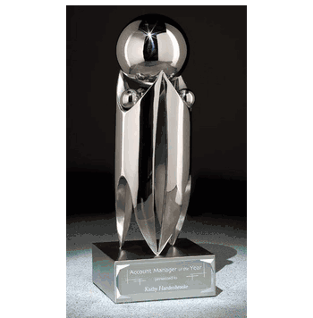 "Balance" Stainless Leadership Teamwork Award - Click to enlarge