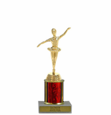 Ballet Single Column Trophy - Budget Series