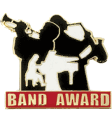 Band Award Pin Enameled (BR Series)