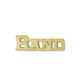 Band Gold Letter Jacket Lapel Pins