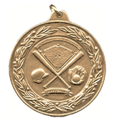 2 Inch Olympic-Style Baseball Medal
