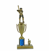 Elite Baseball 1st, 2nd and 3rd Place Award Cup & Column Trophy
