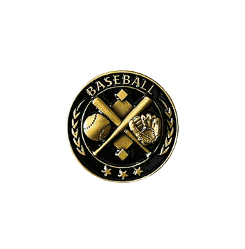 Baseball Design Lapel Pin - Click to enlarge