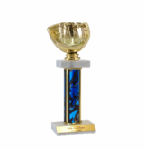 Baseball Glove Trophy - Deluxe Double Platform - Multiple Sizes