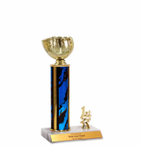 Baseball Glove Trophy with Place Trim (1st, 2nd, or 3rd)