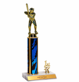 Baseball Trophy with Place Trim (1st, 2nd, or 3rd)