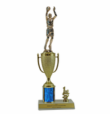 Elite Basketball 1st, 2nd and 3rd Place Award Cup & Column Trophy