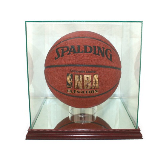 Basketball Display Case (Glass, Rectangle) TrophyCentral