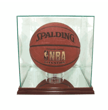 Basketball Display Case (Glass, Rectangle) - Click to enlarge
