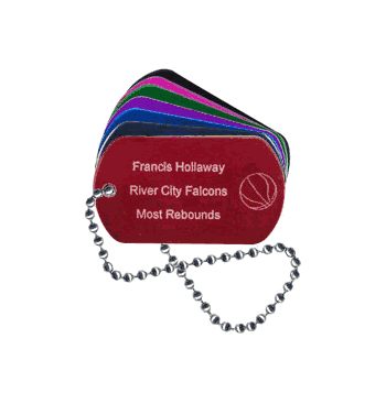 Basketball Dog Tag - Click to enlarge