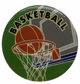 Basketball - 2" Epoxy Insert