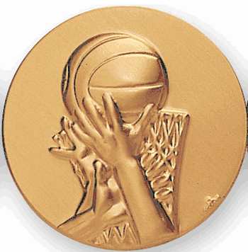 Basketball GENERAL (502108) Litho Medal Insert - Click to enlarge