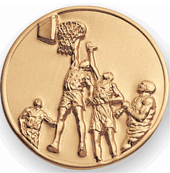 Basketball (Male) - 535 Litho Medal Insert - Click to enlarge