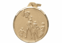 Basketball Medal, Male (1 1/4")