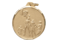 Basketball Medal, Male (1 1/4")