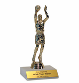 Basketball Participation Trophy - Marble Base