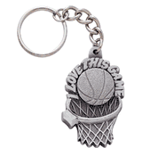 Basketball Pewter Key Chains