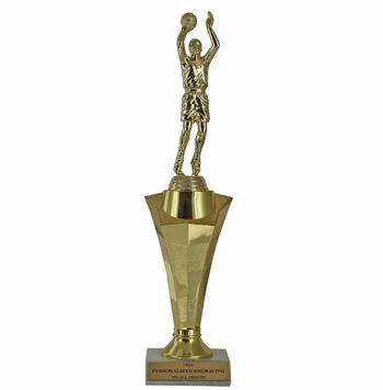 Basketball Star Column Trophy - Click to enlarge