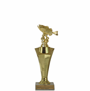 Bass Fish Star Column Trophy - Click to enlarge