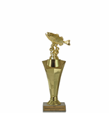 Bass Fish Star Column Trophy