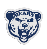 Bear Shaped Mascot Badge