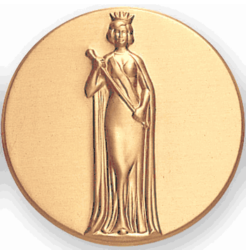 Beauty Queen Litho Medal Insert - Click to enlarge