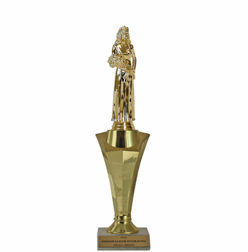 Beauty Queen Star Column Trophy - Click to enlarge