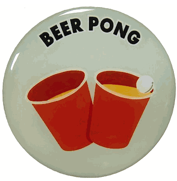 Beer Pong - 2" Epoxy Insert - Click to enlarge