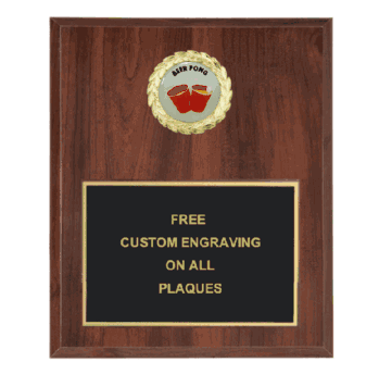 Beer Pong Insert Plaque (Multiple Styles) - Click to enlarge