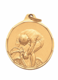 1 1/4" Cycling Medal