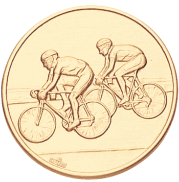 Bicycle Litho Medal Insert - Click to enlarge